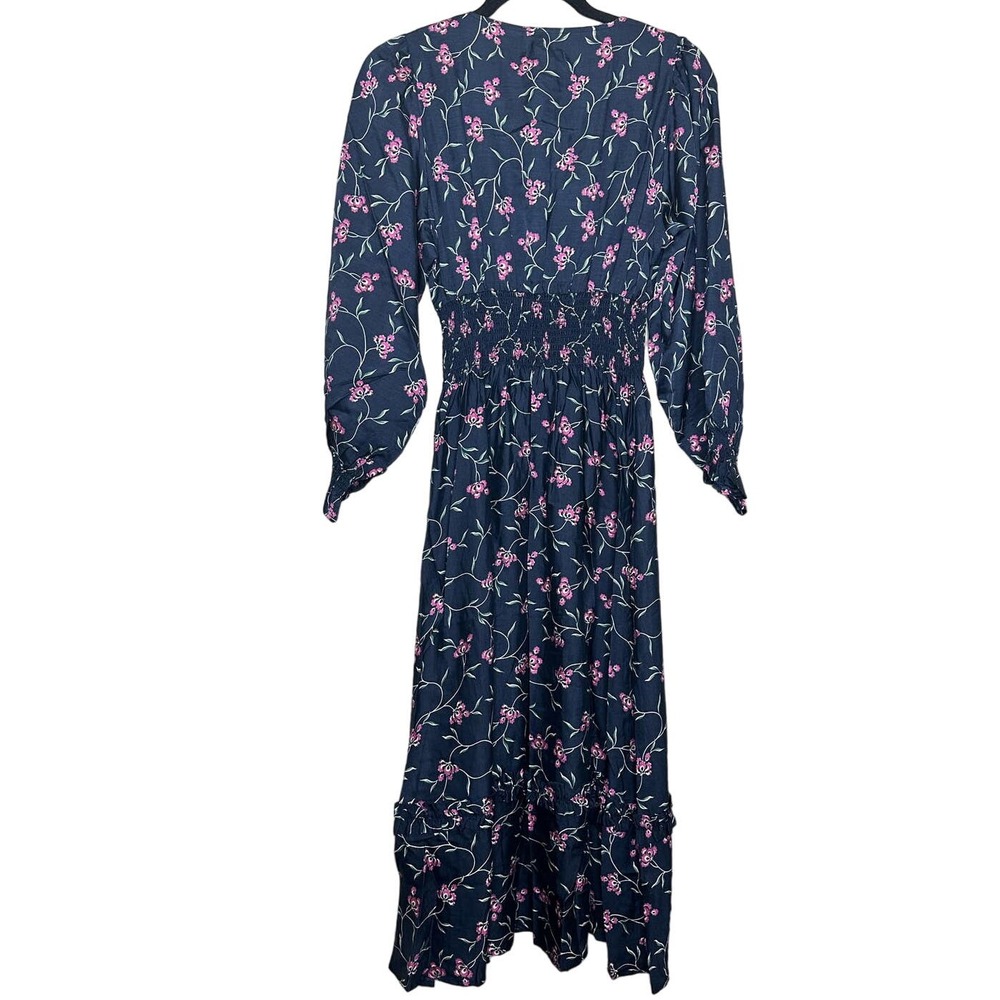 Sundance Catalog Outerknown Oceana Midi Floral Dress Size XS NWT Orig $268 - Picture 10 of 12